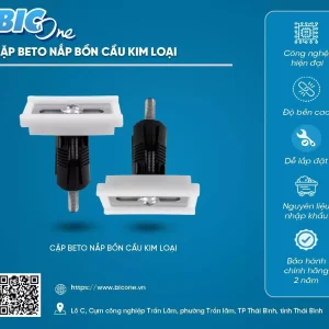 CẶP BETO NẮP BỒN CẦU KIM LOẠI
