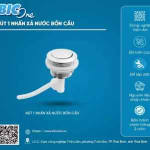 NÚT 1 NHẤN XẢ NƯỚC BỒN CẦU